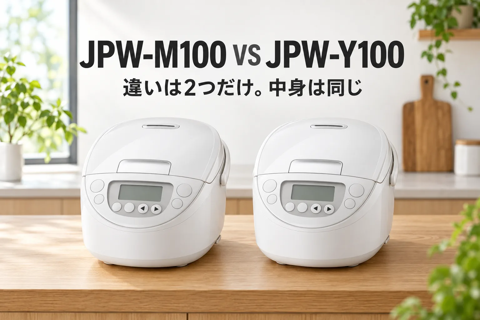 【タイガー・炊きたて】【新旧比較】JPW-M100とJPW-Y100の違いは2つだけ。補修部品と取説を照合して分かった「中身は同じ」の根拠