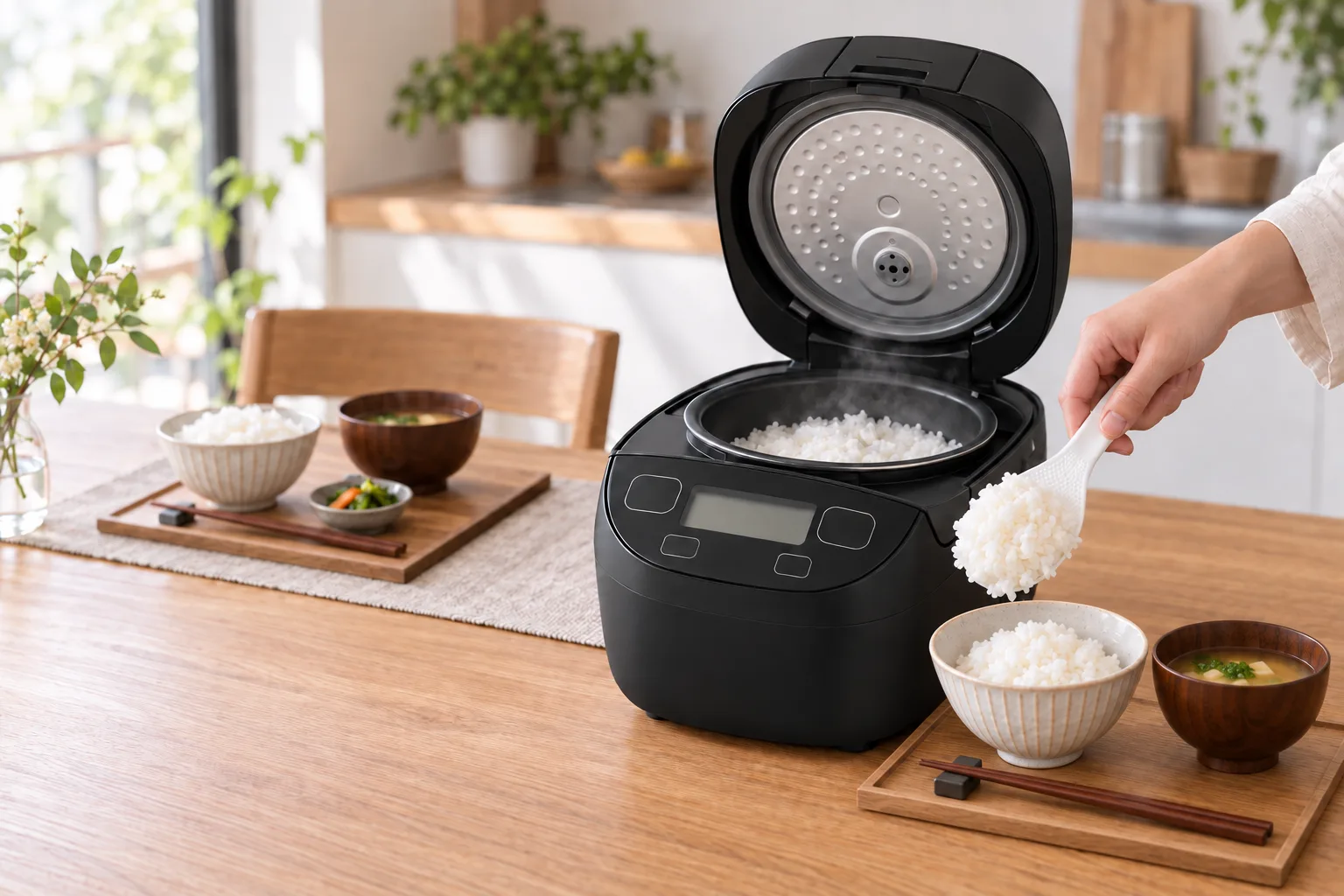 そもそも3合のマイコン炊飯器で足りる家庭か。買う前の確認のイメージ画像