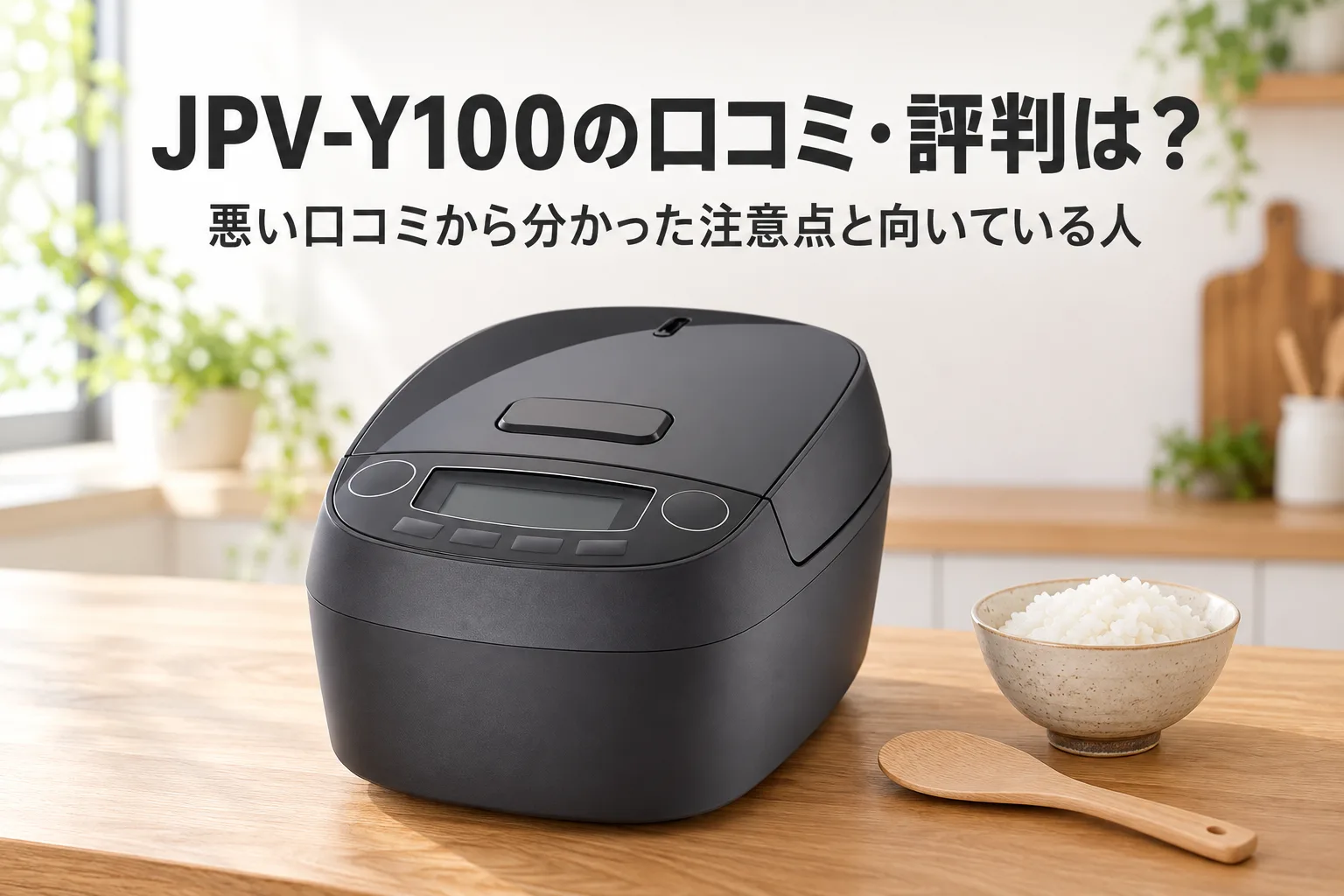 【タイガー・炊きたて】JPV-Y100の口コミ・評判は？悪い口コミから分かった注意点と向いている人
